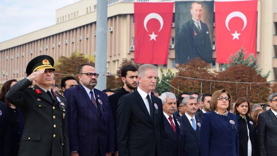Cumhuriyetimizin Kurucusu Gazi Mustafa Kemal Atatürk, Ebediyete İntikalinin 80. Yıldönümünde İlimizde Gerçekleştirilen Törenlerle Anıldı.
