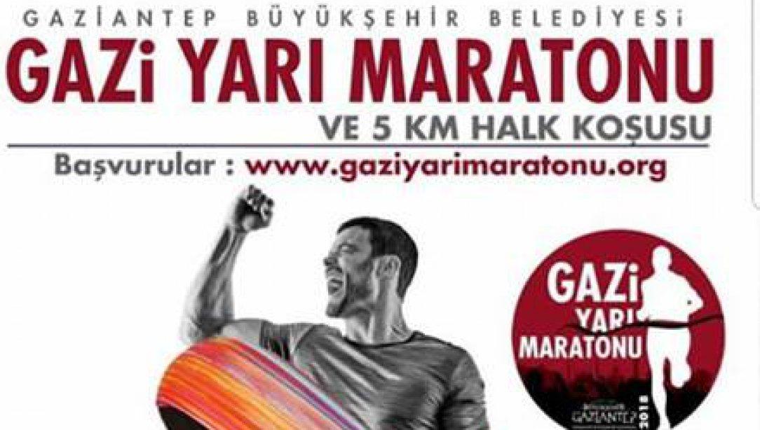 Gaziantep Büyükşehir Belediyemiz Tarafından Düzenlenen Gazi Yarı Maratonuna Tüm Eğitim Camiamız Davetlidir.