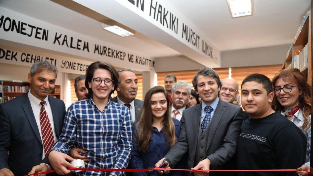 İsmet Paşa Anadolu Lisesinde Kütüphane Açılışı Gerçekleştirildi.