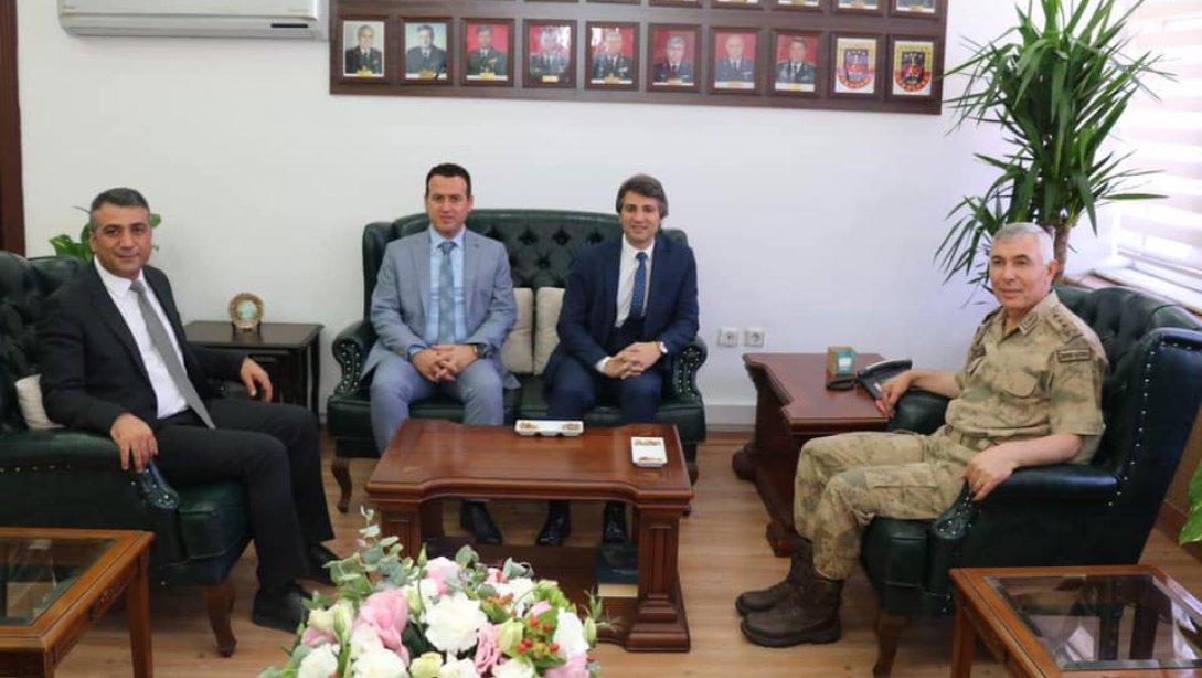 İl Jandarma Komutanı Kıdemli Albay Hüseyin Bekmez'e Hayırlı Olsun Ziyareti