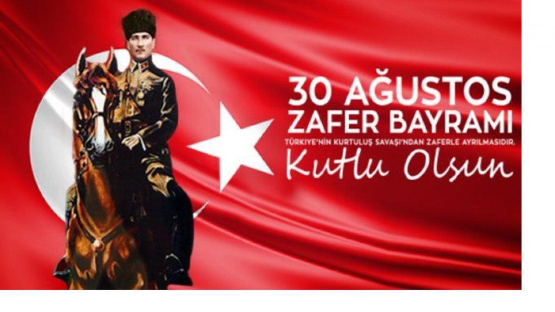 İl Millî Eğitim Müdürümüz Yasin Tepe'nin 30 Ağustos Zafer Bayramı mesajı.