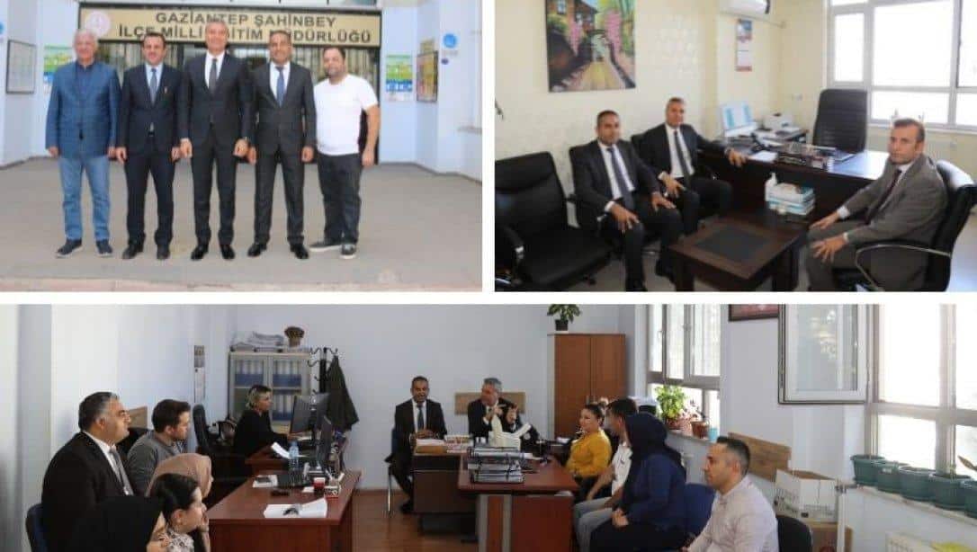 İl Müdürümüz Yasin Tepe, Şahinbey İlçe Millî Eğitim Müdürlüğünü ziyaret etti.