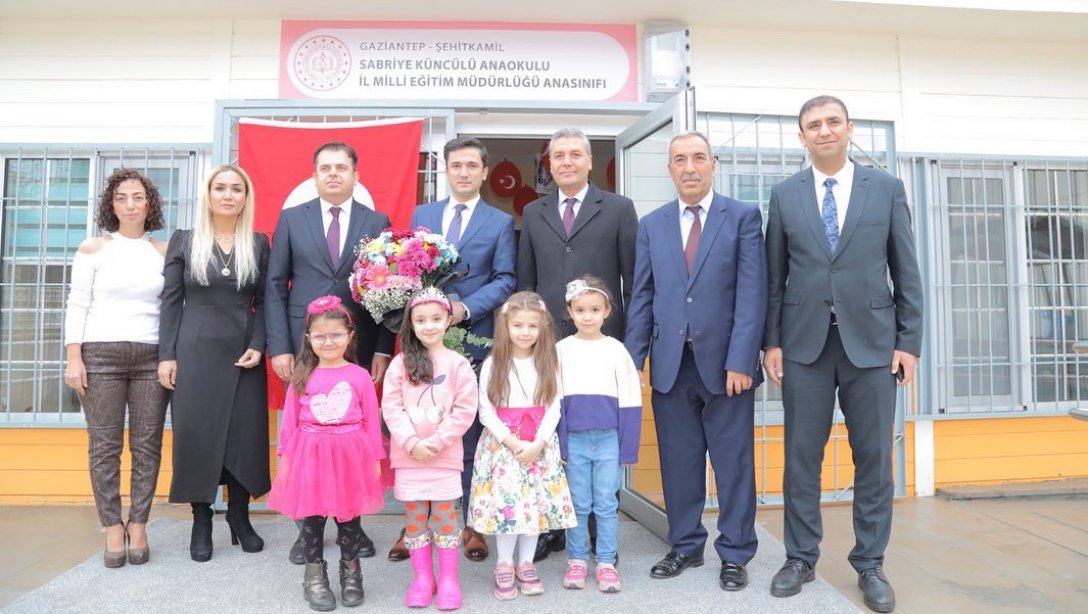 İl Müdürümüz Yasin Tepe ve PICTES Direktör Yardımcısı Mesut Boyraz, Sabriye Küncülü Anaokulu'nu ziyaret ettiler.
