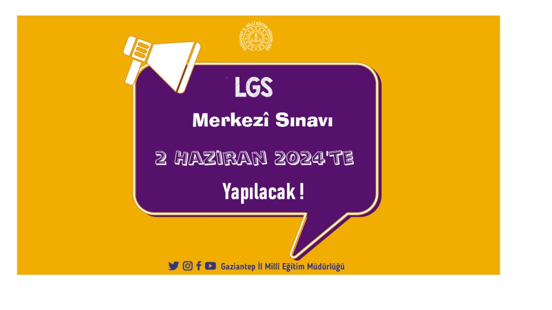 LGS Merkezî Sınav Tarihi Belli Oldu!