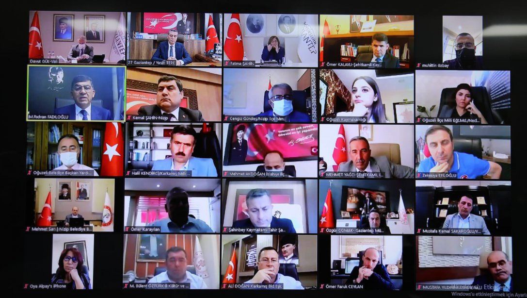 Telafide Ben de Varım Gaziantep Değerlendirme Toplantısı Gerçekleştirildi