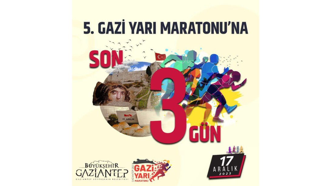 5. Gazi Maratonu İçin Geri Sayım Başladı.