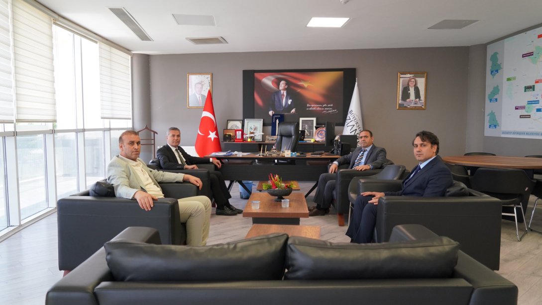 İl Müdürümüz Yasin Tepe, Gaziantep Büyükşehir Belediyesi Eğitim Gençlik ve Spor Daire Başkanı Mehmet Demir'i Ziyaret Etti.