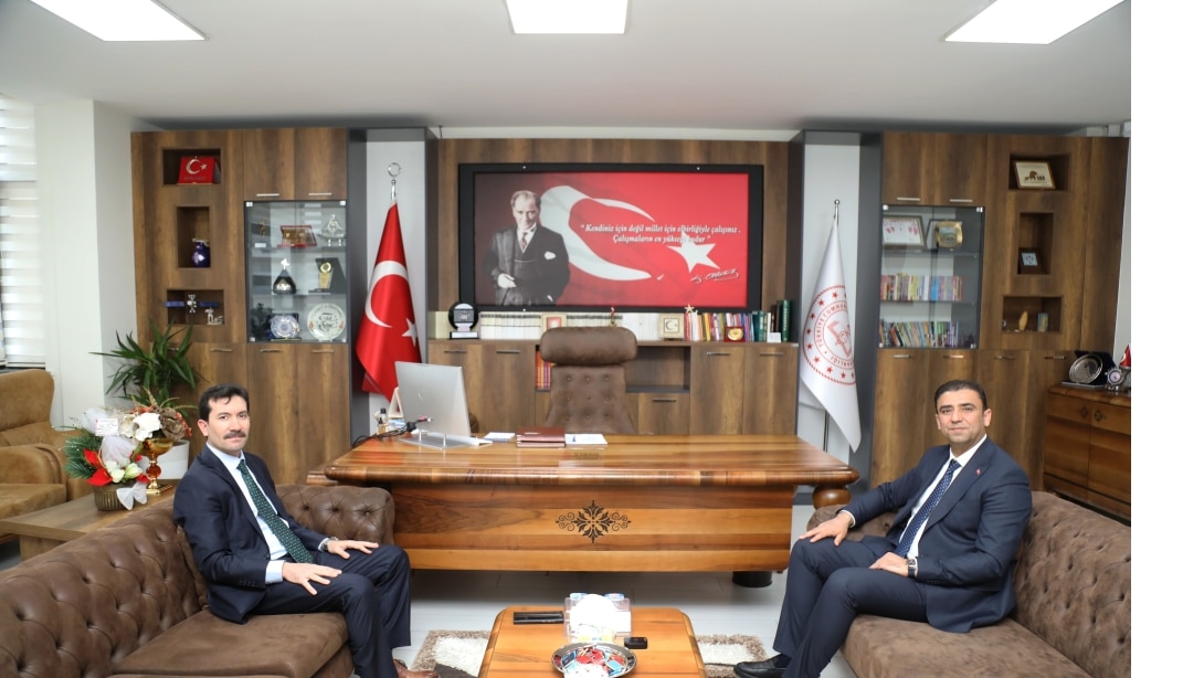 Gaziantep Orman İşletme Müdürü Veli Topçu'dan İl Millî Eğitim Müdürümüz Dr. Erdal Kılınç'a Ziyaret