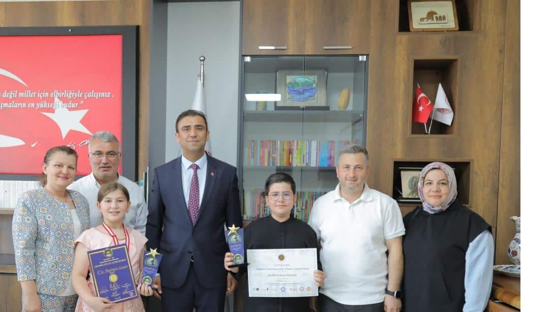 GAZİANTEP İL MİLLÎ EĞİTİM MÜDÜRLÜĞÜNDE SANATSEVER DÜNYA BİRİNCİLERİNİ AĞIRLADIK!